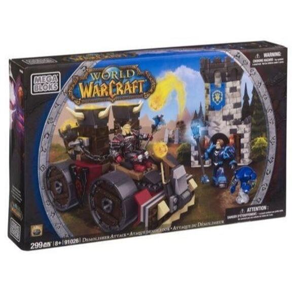 Mega Bloks World of Warcraft 299pc Demolisher Attack Games #91026 - Picture 1 of 7